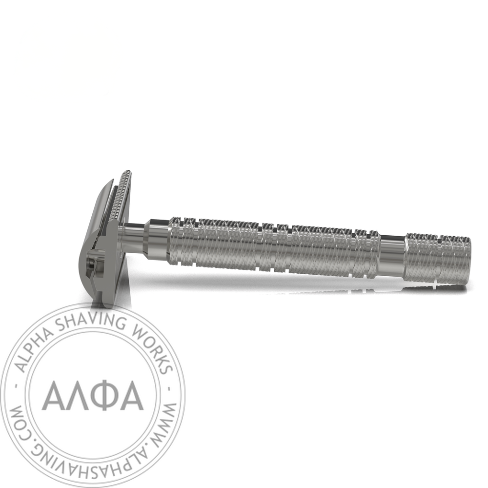 ALPHA SHAVING WORKS EVOLUTION 316 両刃カミソリ Outlaw Evolution 316L — Alpha Shaving Works — Alpha Shaving Works
